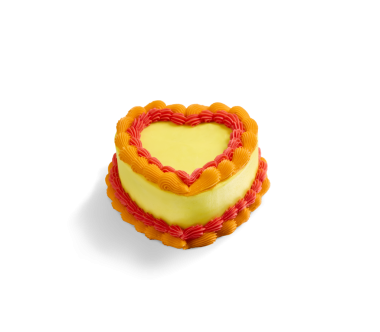 Diwali Heart Cake