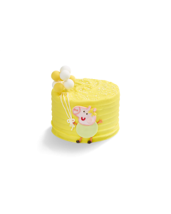 Evie Pig Party Balloon 6" Cake
